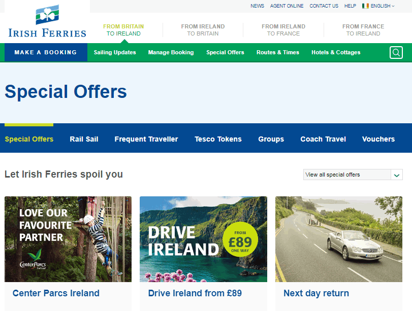 irish car ferries uk ireland and france